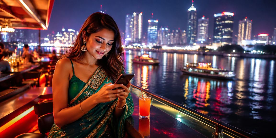 ঢাকায় মোবাইল ক্যাসিনো বিচ পরিবেশে লোকেরা খেলছে